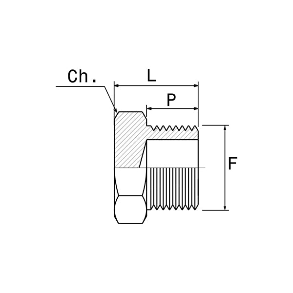 33/T - Tappo MASCHIO filettato - Raccorderia - Ani (Conf. 10pz) 33/T - Tappo MASCHIO filettato - Raccorderia - Ani (Conf. 10pz)